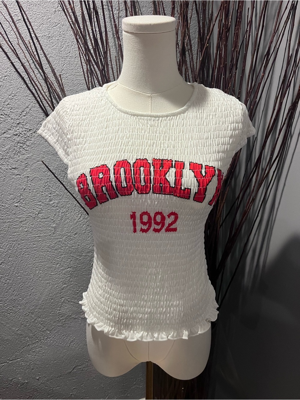🌺NWT WILD FABLE SMOCKED BROOKLYN NY TOP SIZE MEDIUM🌺